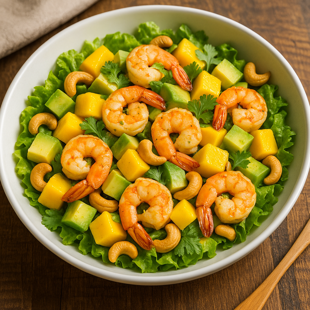 Salade Avocat Mangue Crevettes Salade Avocat Mangue Crevettes