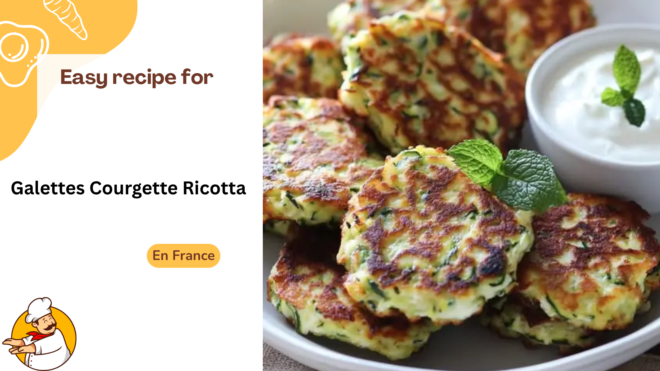 Galettes Courgette Ricotta