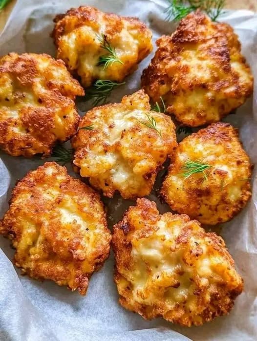 beignets de pommes de terre croustillants au fromage