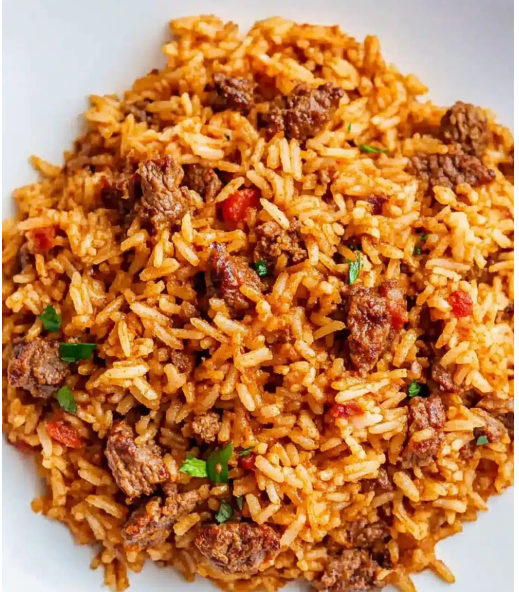 Riz et Bœuf en Une Seule Casserole Recette Familiale Riz et Bœuf en Une Seule Casserole Recette Familiale