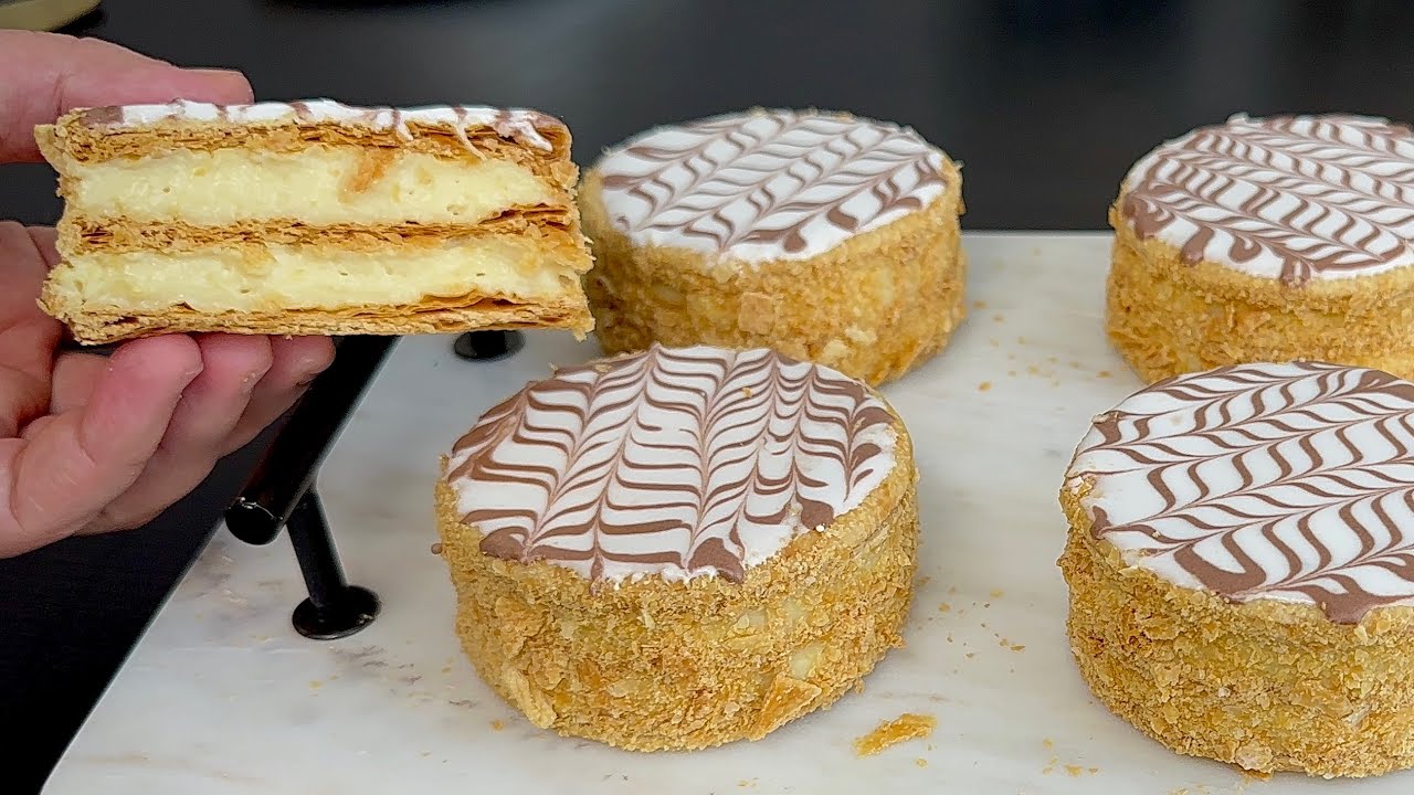 Dessert Rapide et Délicieux en 10 Minutes ! Vous Serez Etonné du Résultat ! Mille-feuilles ! Dessert Rapide et Délicieux en 10 Minutes ! Vous Serez Etonné du Résultat ! Mille-feuilles !