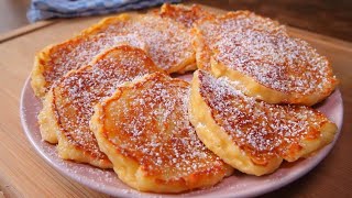 Pancakes aux Pommes Juteux en 5 Minutes