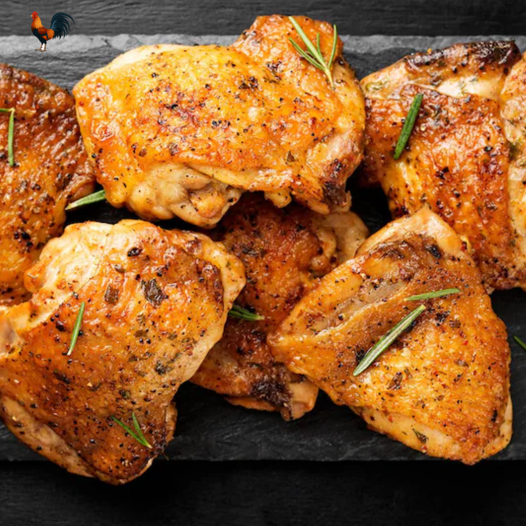 Hauts de cuisse de poulet marinés au sirop d'érable